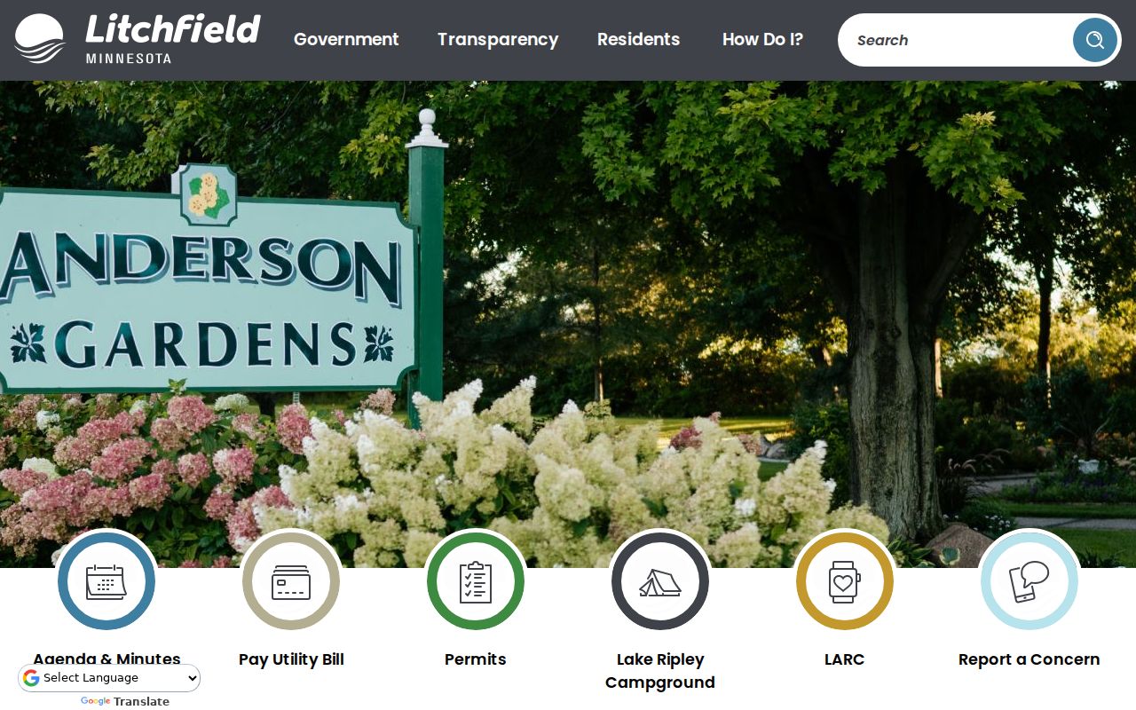 Litchfield city hall and civic buildings for Litchfield warrant records questions
