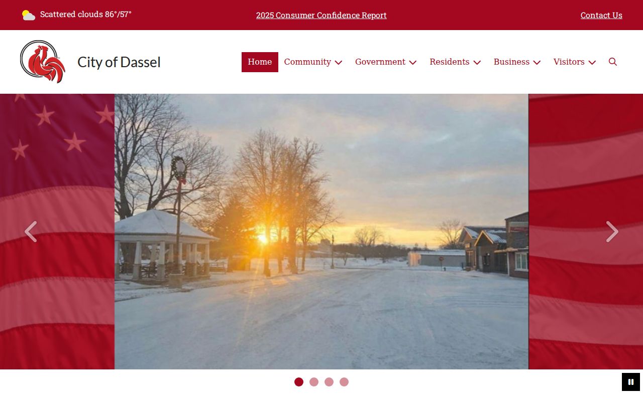 Dassel city government page for Dassel warrant records and records requests